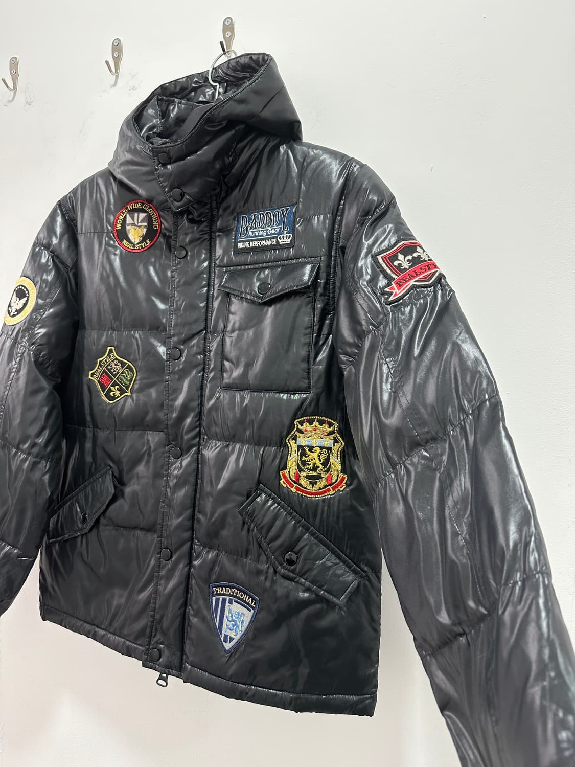 BAD BOY patch detail padding jacket 상품이미지4