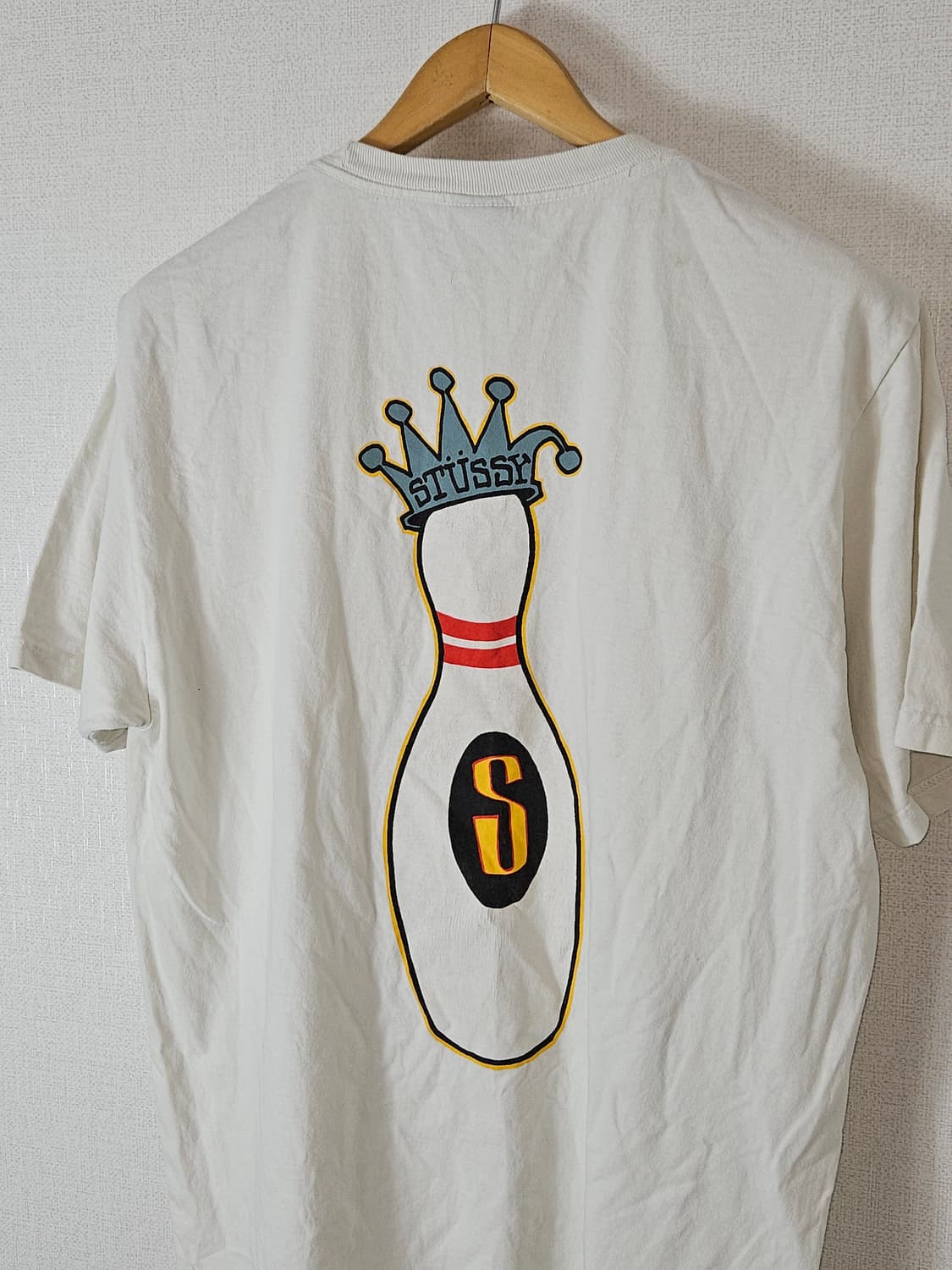 스투시 stussy 킹핀 반팔 티셔츠 화이트 M 상품이미지5