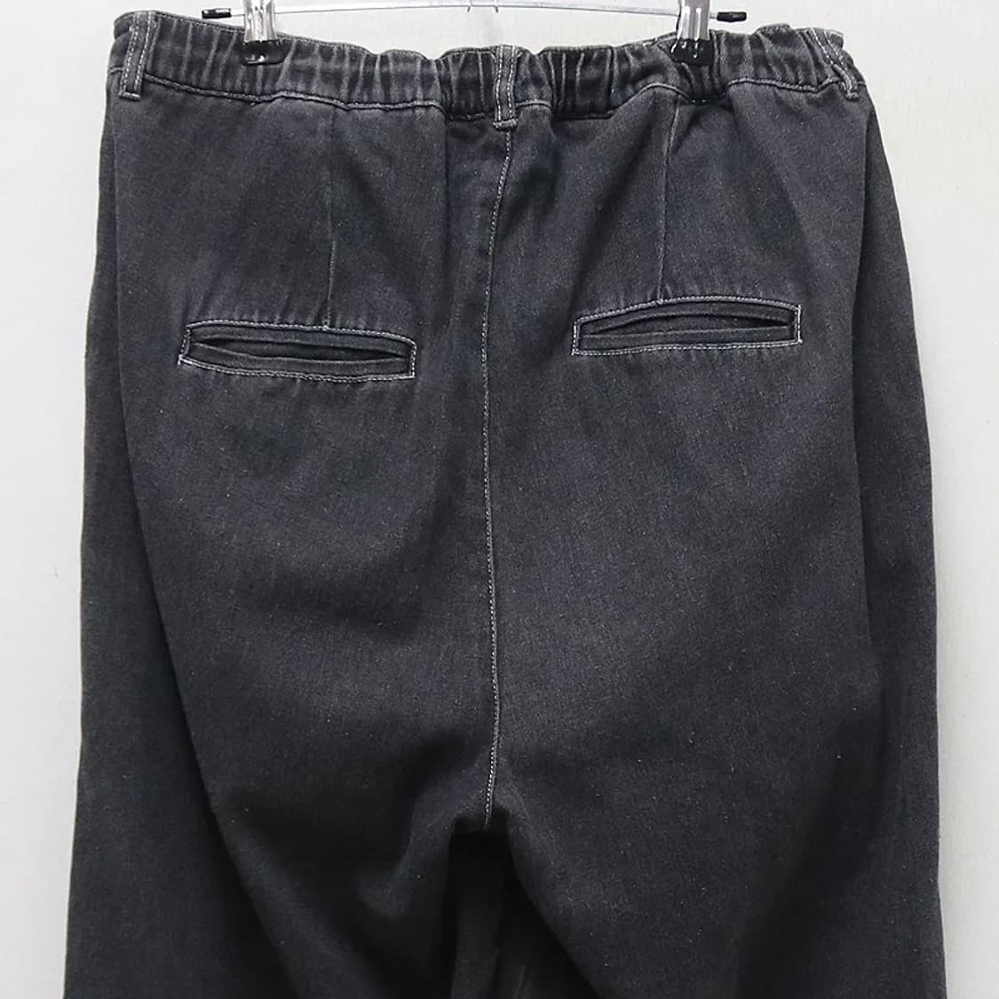 반광 포인트 흑청 데님 팬츠 61714 상품이미지6