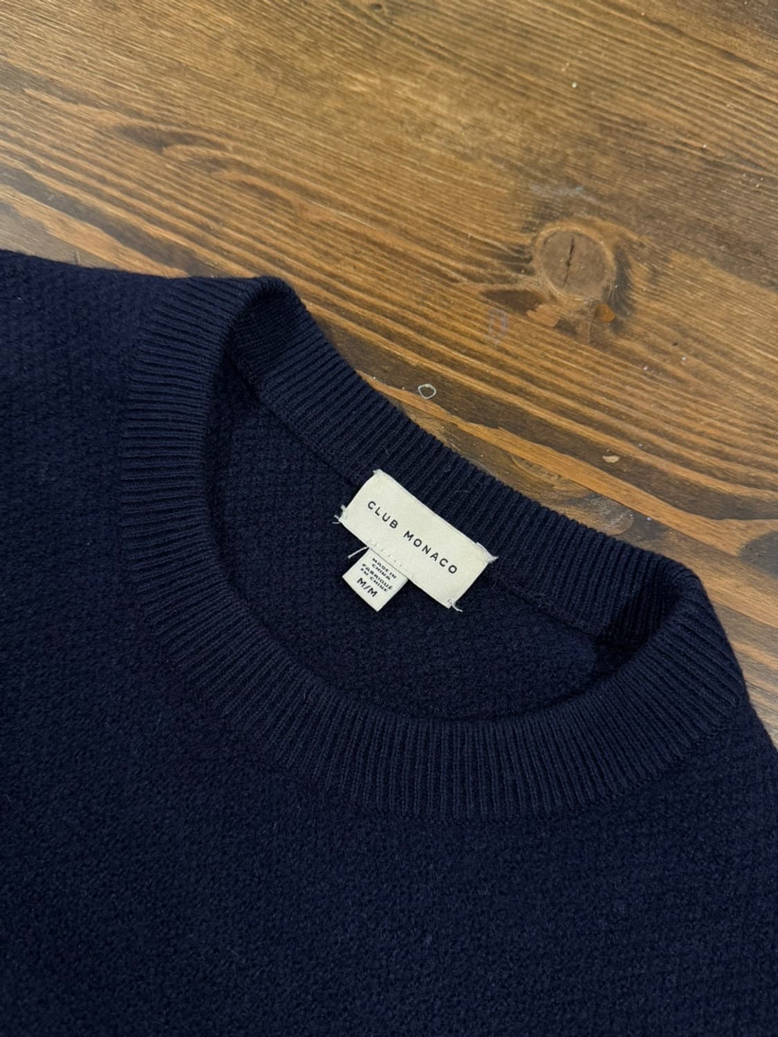 클럽모나코 크루넥니트 남성100 상품이미지7