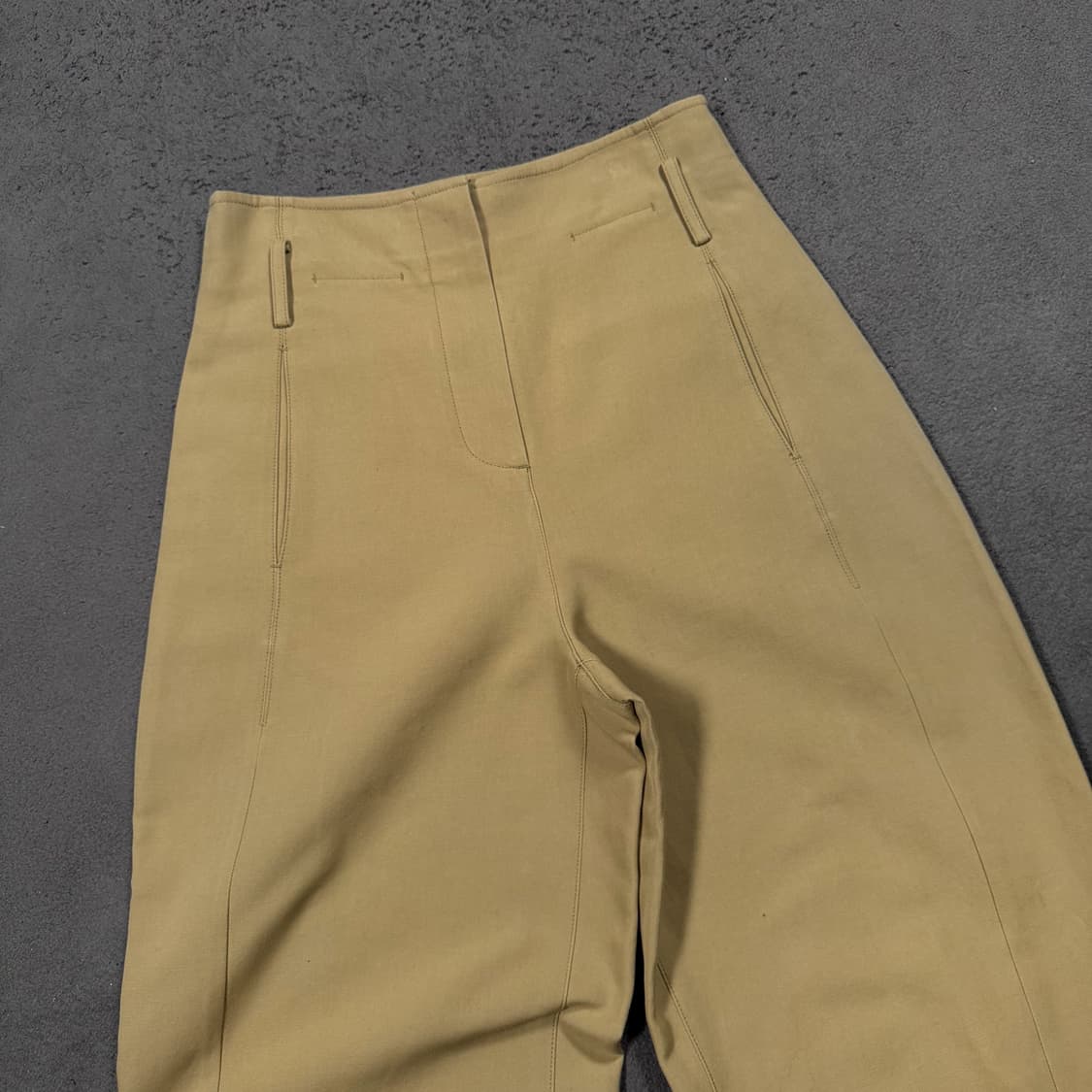 RECTO 렉토 벌룬핏 코튼 절개 팬츠 상품이미지4