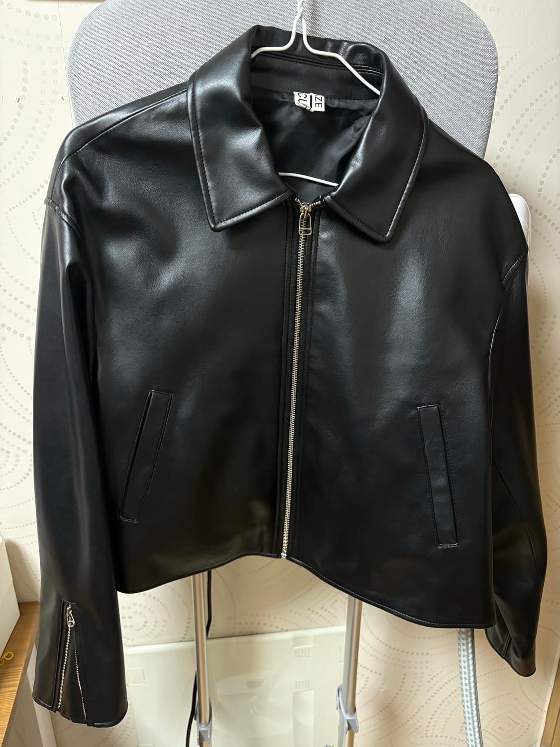 커렌트 싱글 레더 자켓 상품이미지3