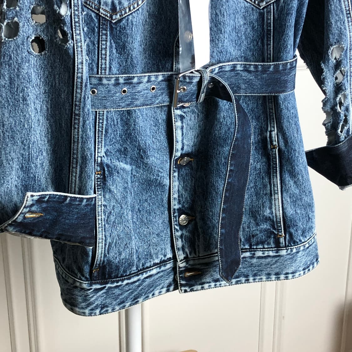 마르지엘라 스티치 워싱 데님자켓 상품이미지3