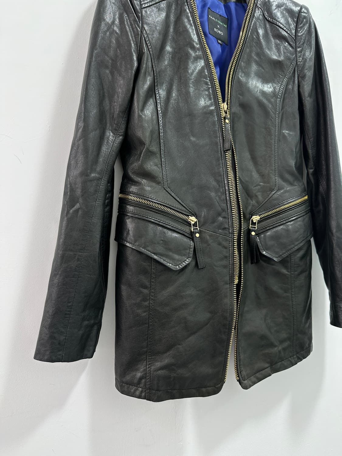 KAALEISUKTAE x ROBO lambskin zipper deta 상품이미지5