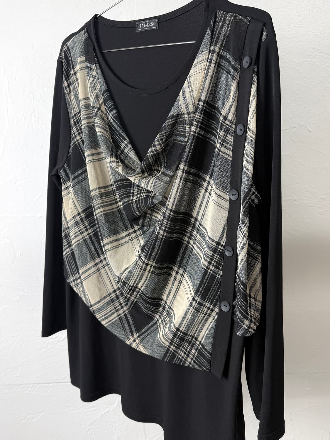 Ft.collection 드레이프 롱 슬리브 상품이미지3