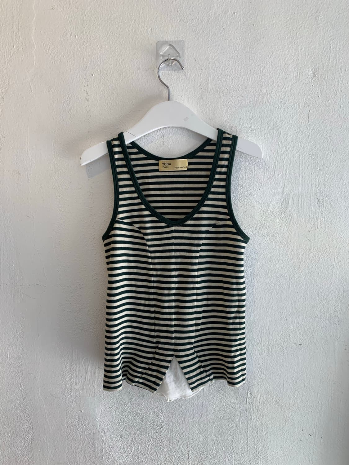 Toga pulla stripe layered sleeveless 상품이미지1
