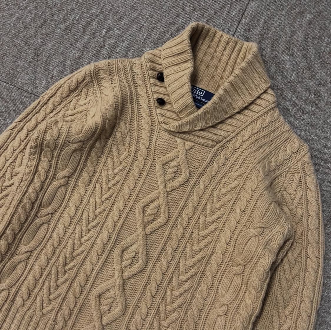 폴로 랄프로렌 숄카라 니트 상품이미지3