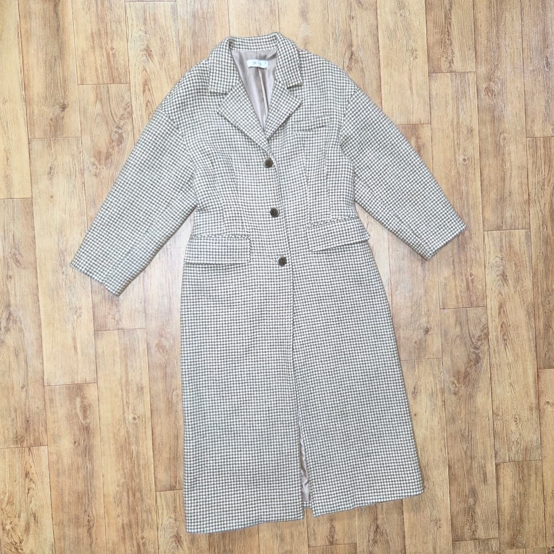 폴앤앨리스(P/A) 체크 울코트 55-66 새상품 상품이미지5