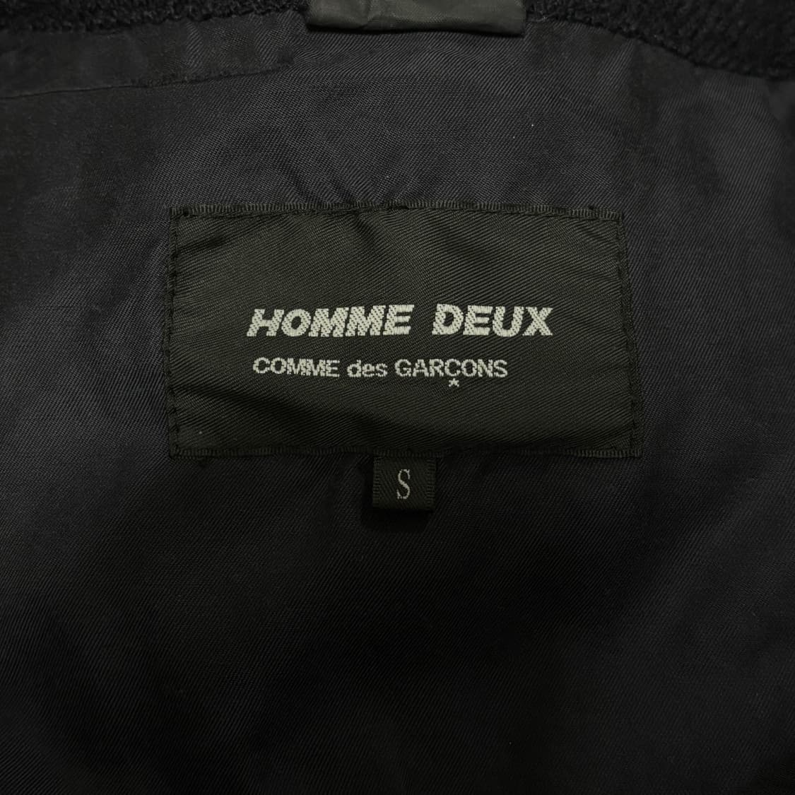 [S] 꼼데가르송 옴므 듀스 축융 울 맥코트 상품이미지8