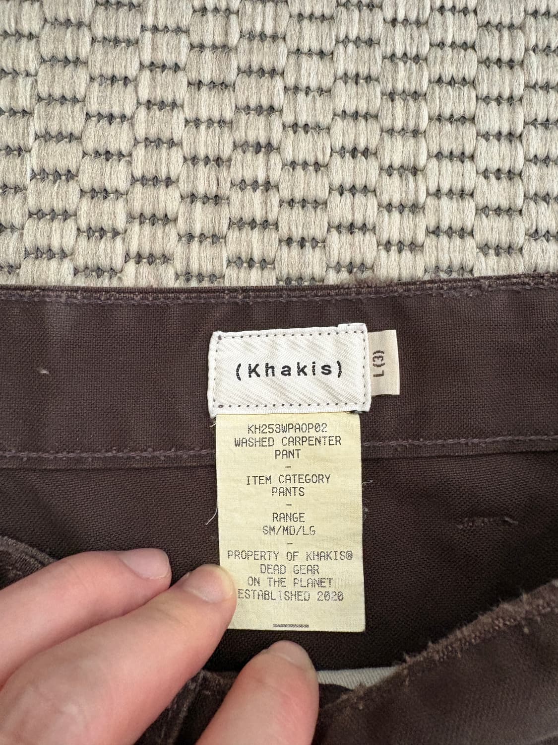 교환) 카키스 워시드 카펜터 팬츠 [3 ->2] 상품이미지4