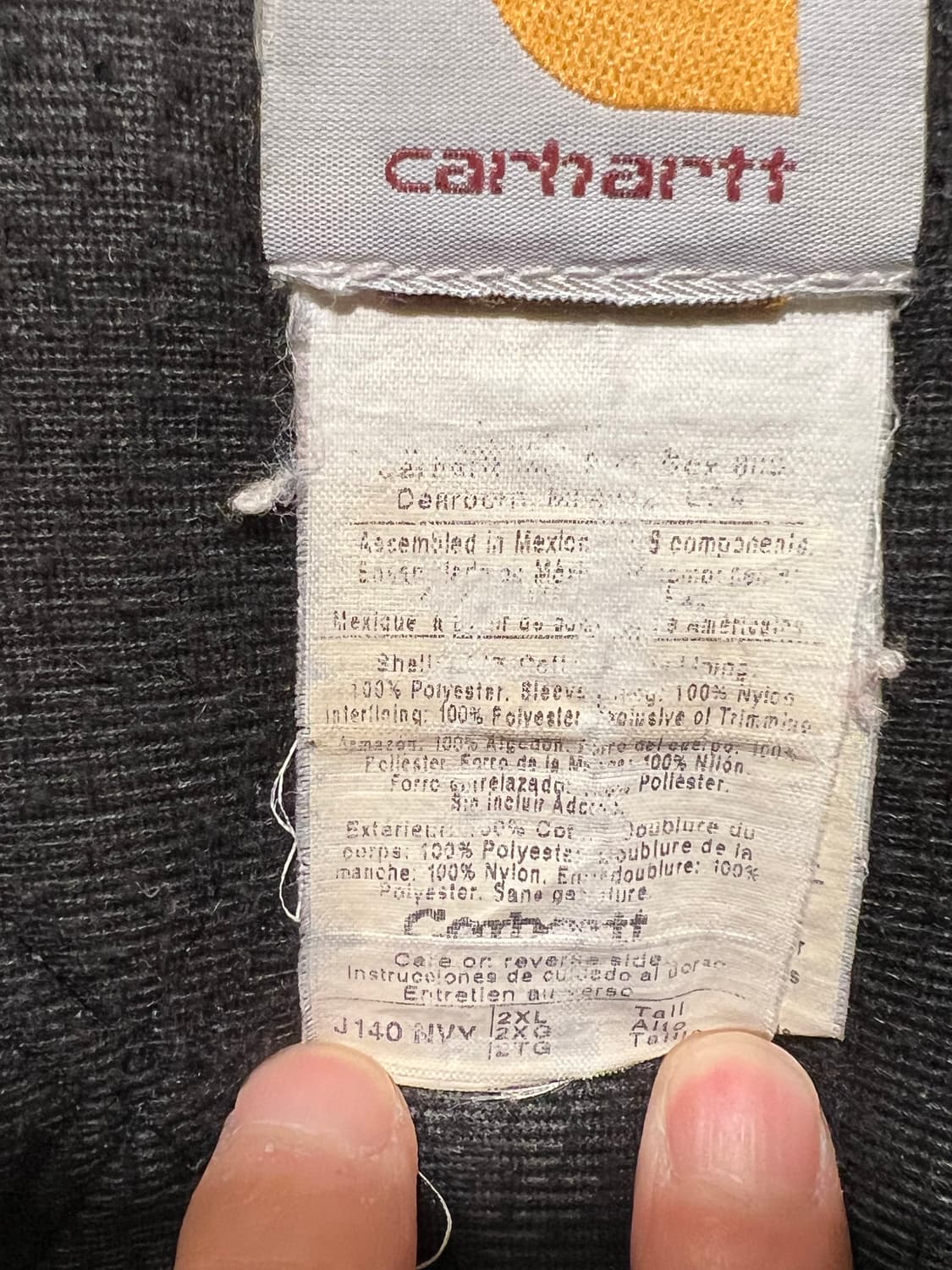 칼하트 액티브 자켓 00s J140 DNY 2XL 상품이미지8