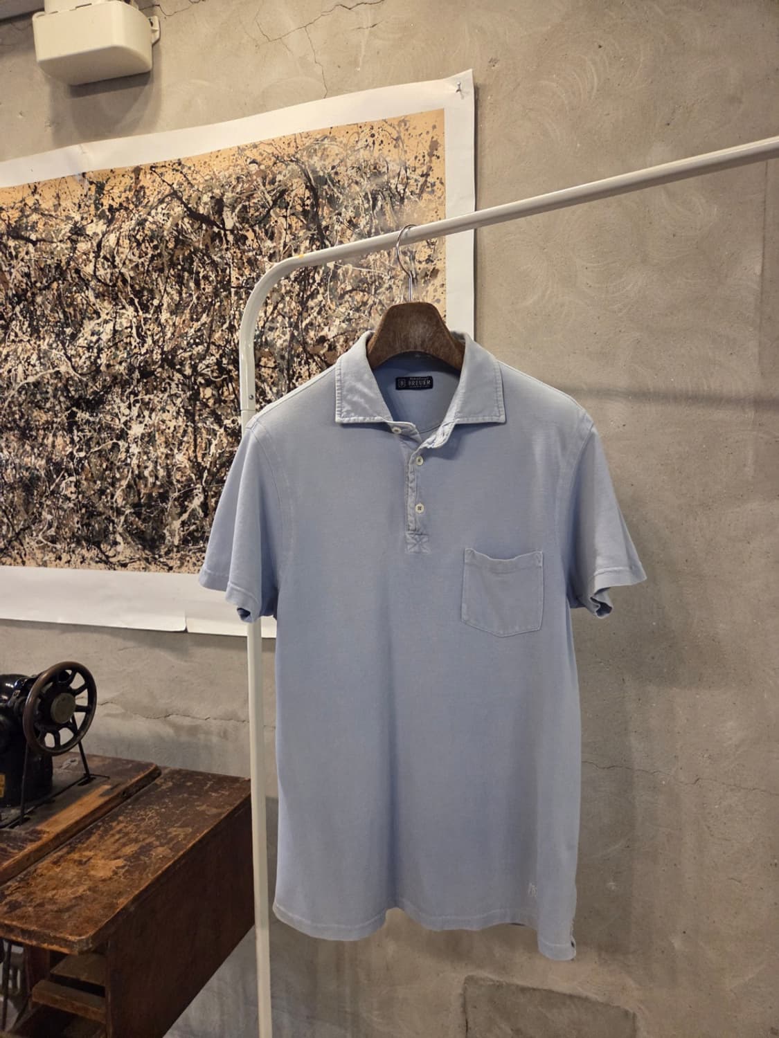 이탈리아 직수입라인 브루이어 티셔츠 상품이미지1