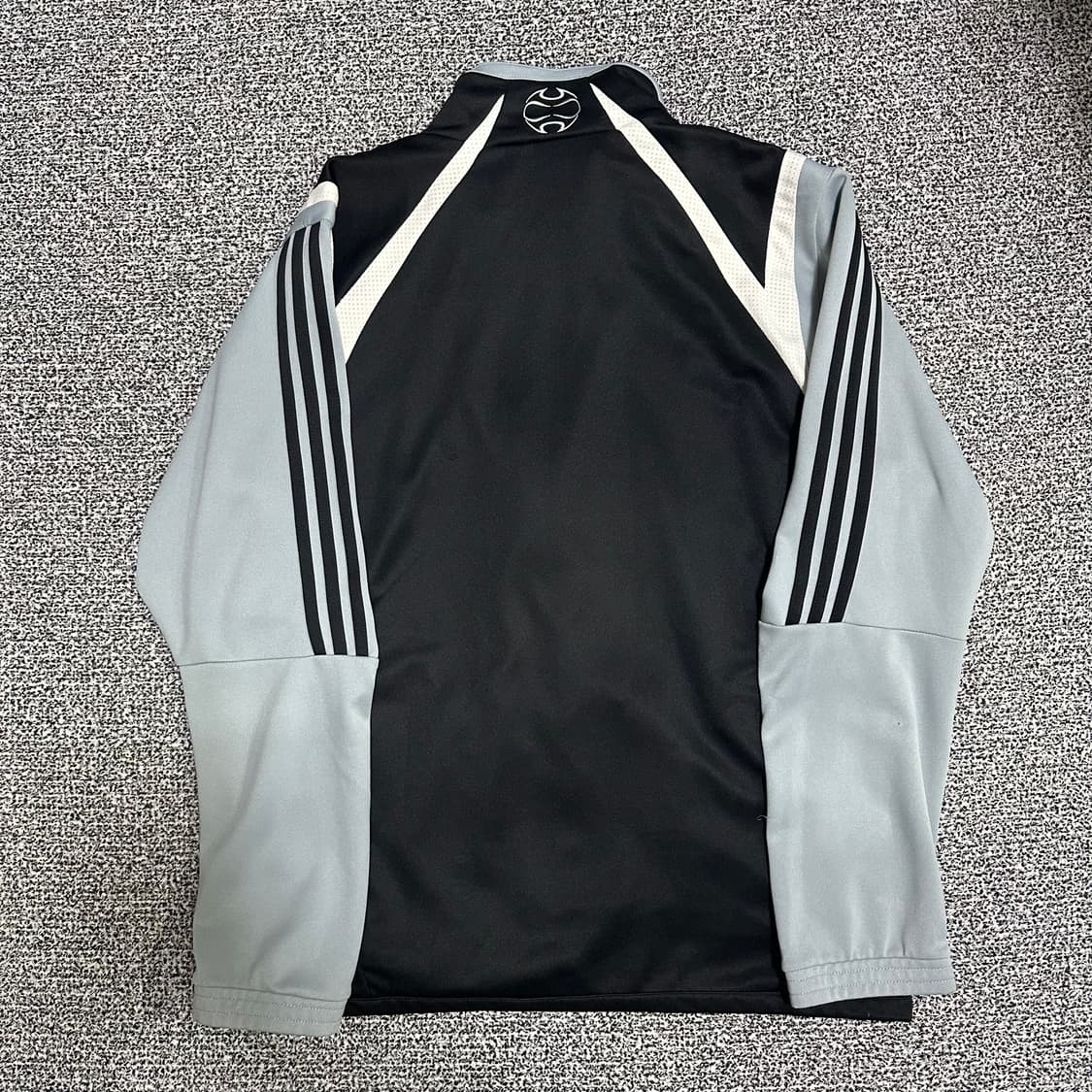 (XL추천) 아디다스 블랙/그레이 올드스쿨 트랙탑 저지 상품이미지4