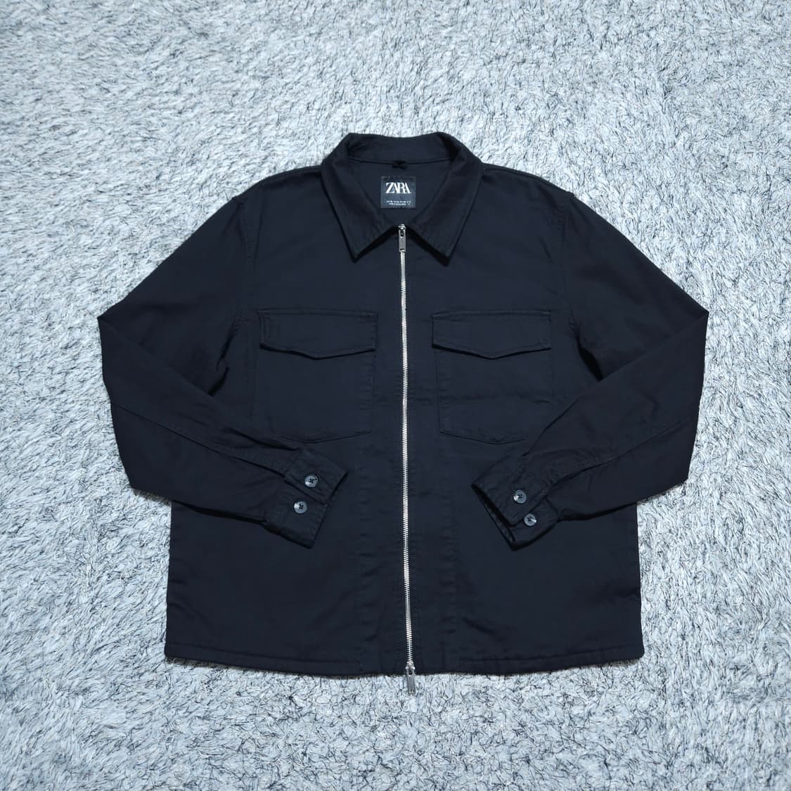 자라) 44(L추천) 남자 셔츠형자켓 데님자켓 / 왕눈이샵 상품이미지1