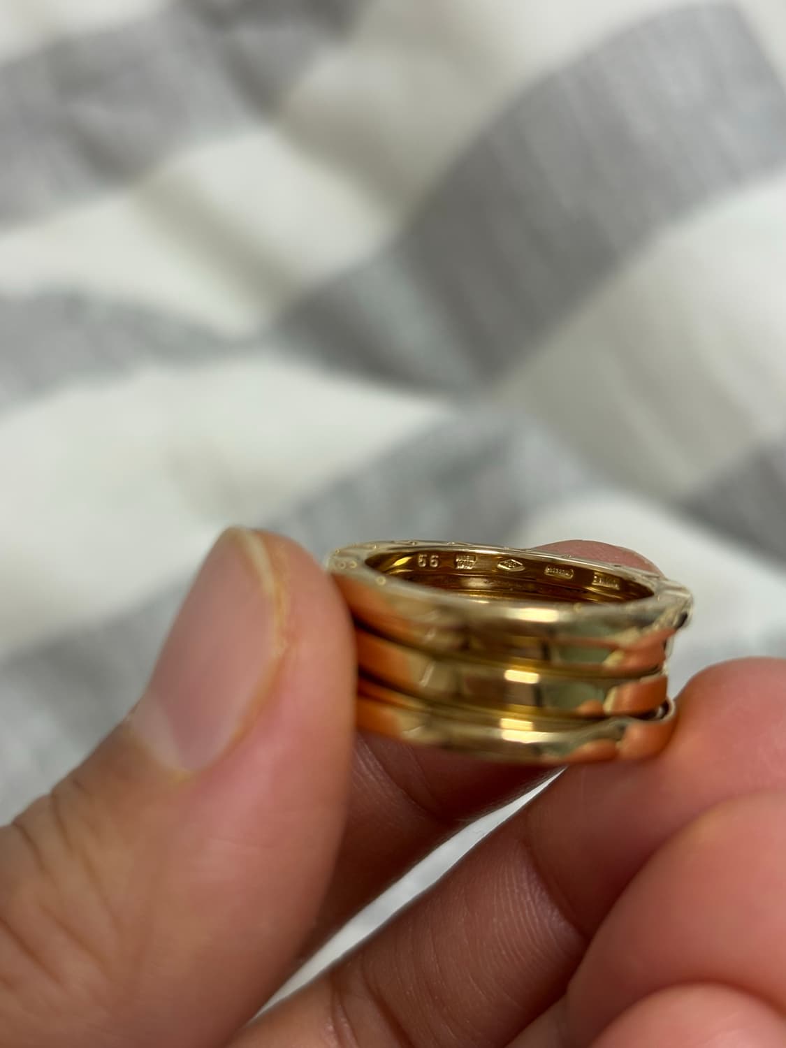 (56호)불가리 비제로원 3밴드 링 상품이미지4