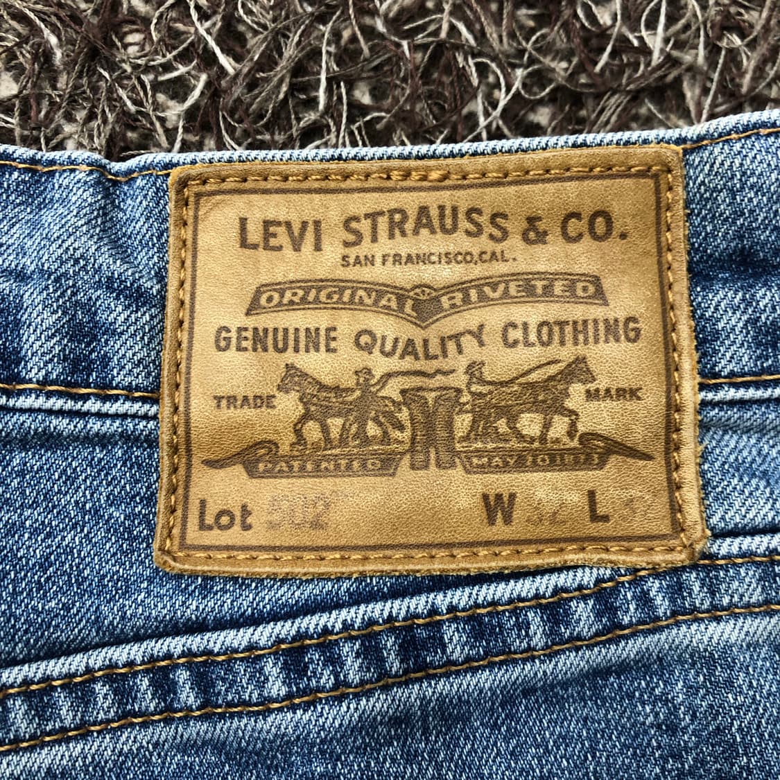 리바이스 502 빅E 워싱 데님 팬츠 상품이미지6