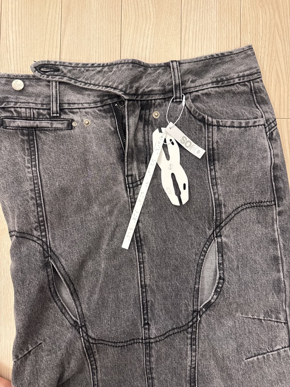 ojos 머메이드 데님 스커트 사이즈 2 새상품 상품이미지2