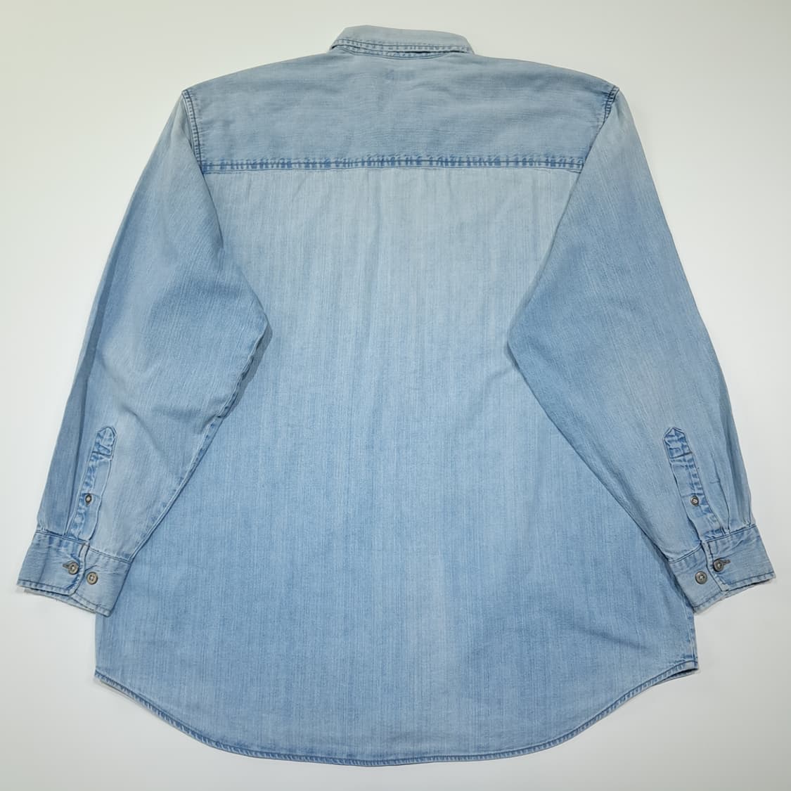CK093 L 리바이스 90s 홍콩판 60521 연청 데님셔츠 남방 상품이미지6