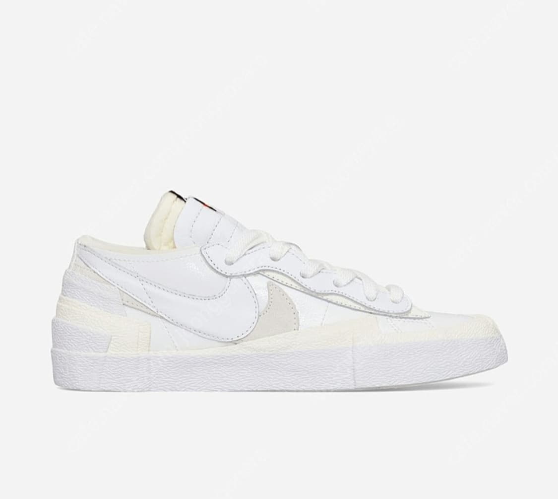 [245]나이키 사카이 블레이저 화이트 페이턴트 레더 블레이져 상품이미지4