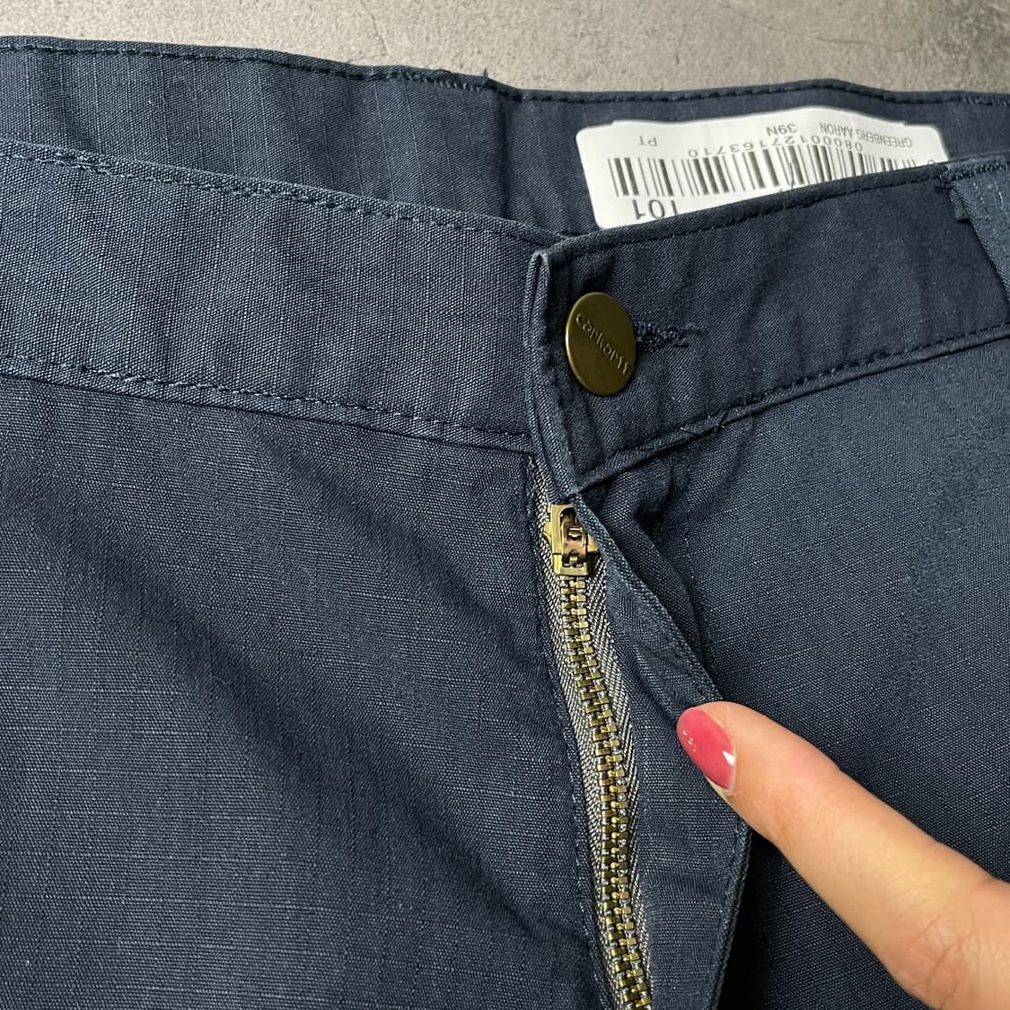 CARHARTT 칼하트 빈티지 네이비 워크 팬츠 A00996 상품이미지3