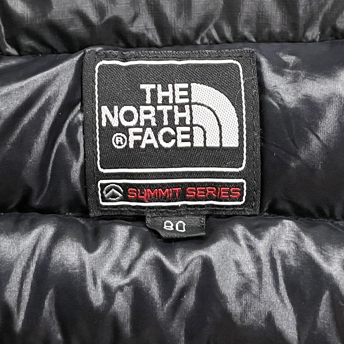 [정품/S] 노스페이스 블랙 패딩 조끼 b18 상품이미지4