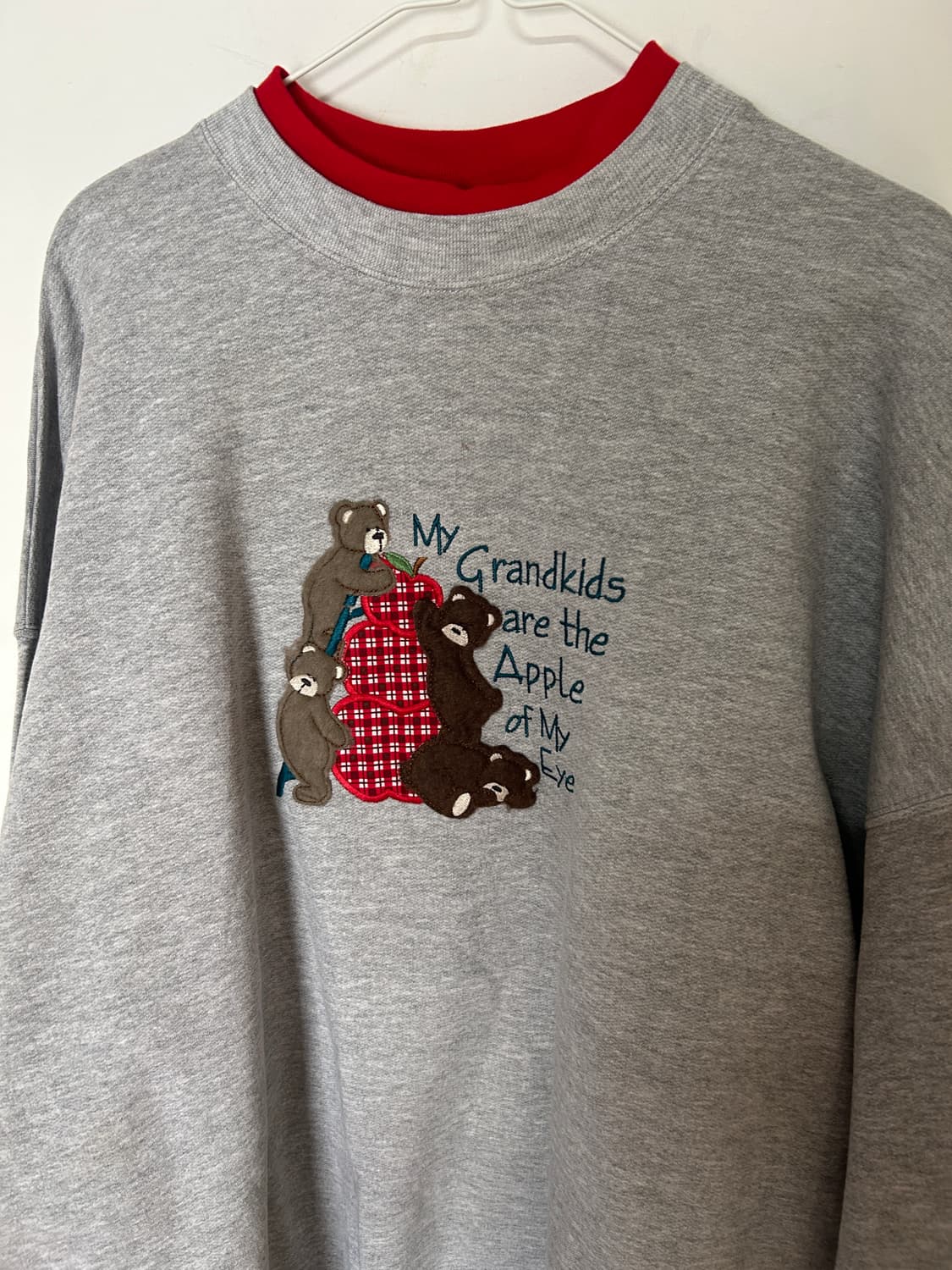 사과 곰 맨투맨  상품이미지2