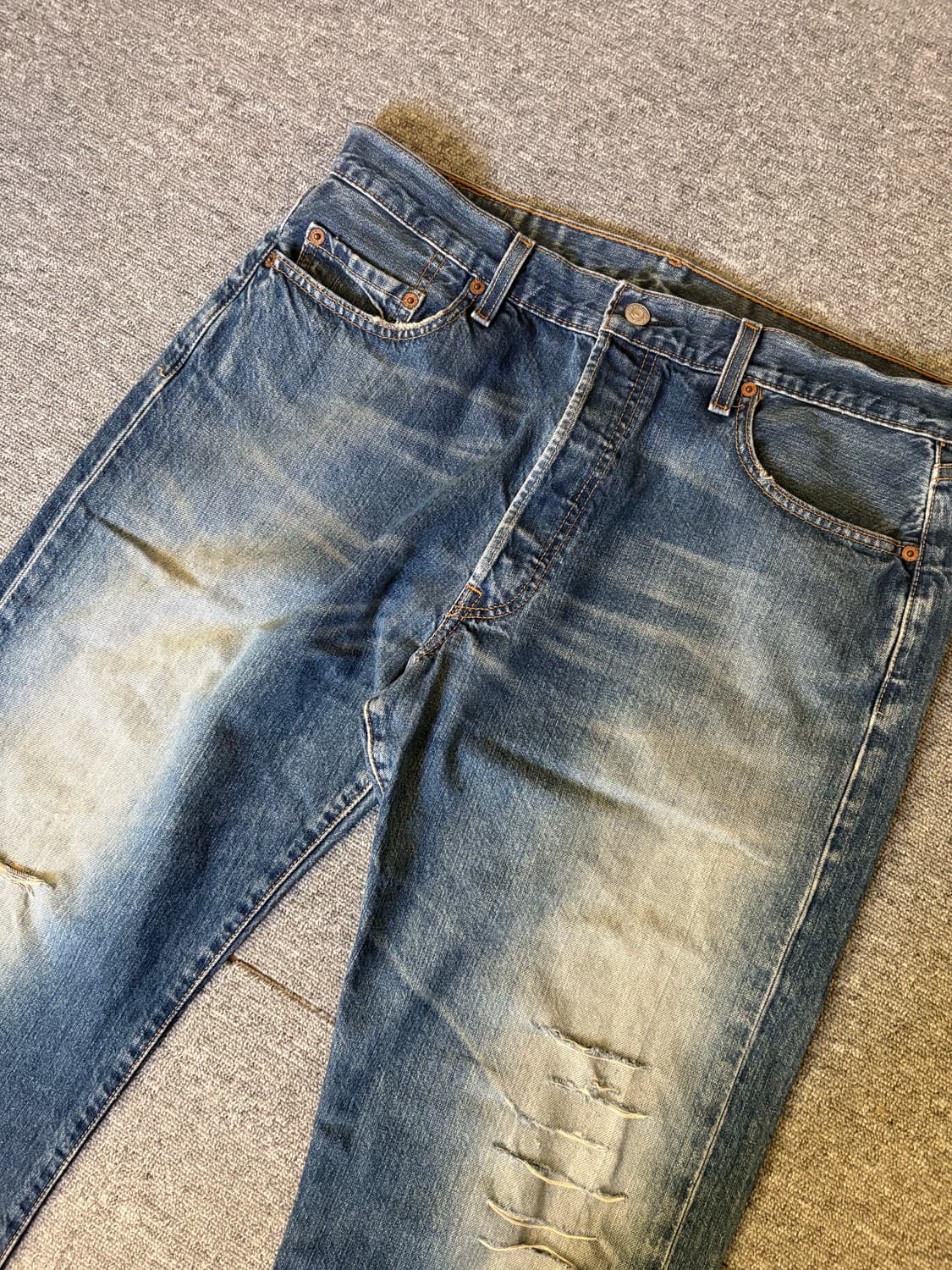 [W36 L32] 리바이스501 데님팬츠/ 12 상품이미지1