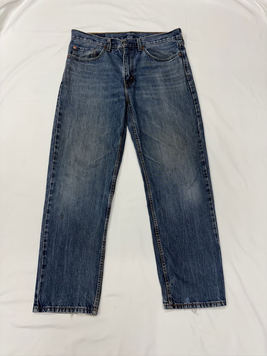 리바이스 550 워싱 데님 와이드핏 청바지 상품이미지1