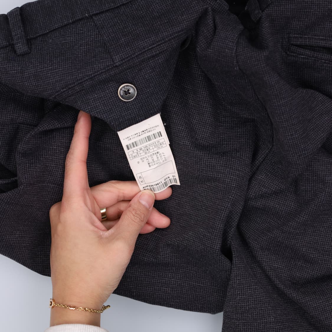 98 헨리코튼 체크 슬랙스 0311H1 상품이미지6