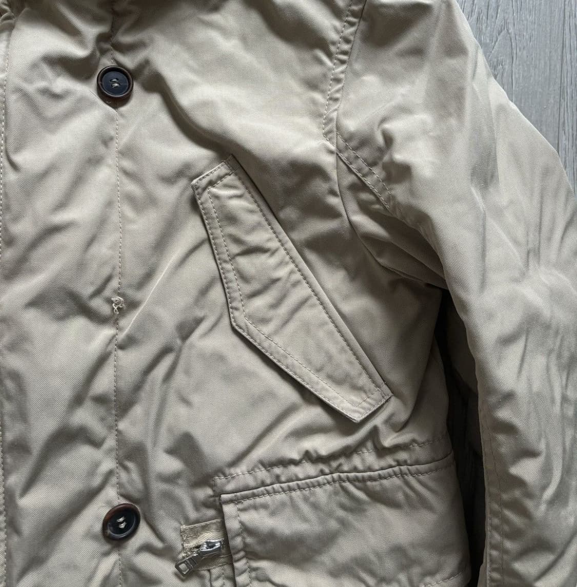 스포츠 프라다 나일론 퍼 카라 코트 상품이미지7