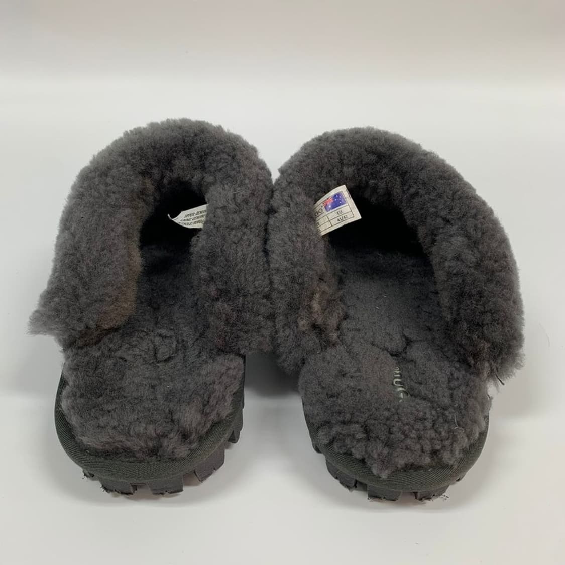 UGG 양털 스웨이드 슬리퍼 다크그레이 260~265 상품이미지4