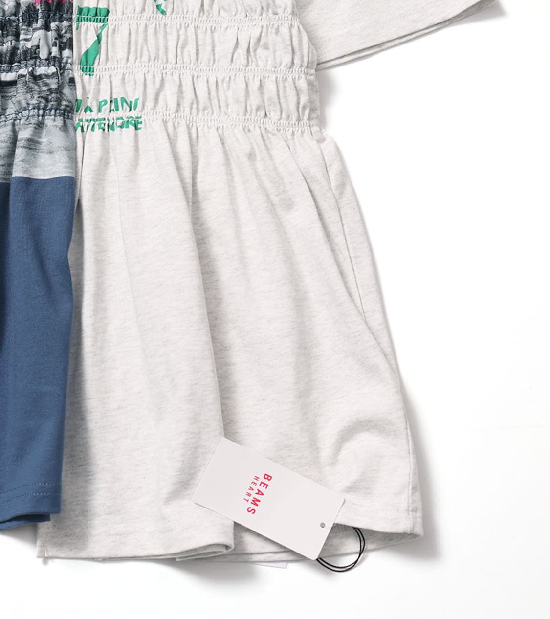 BEAMS HEART - REMAKE SHIRRING T SHIRT 상품이미지8