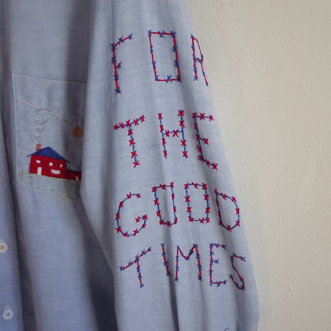 1960's Elbeco Hand Embroidered Shirt 상품이미지4