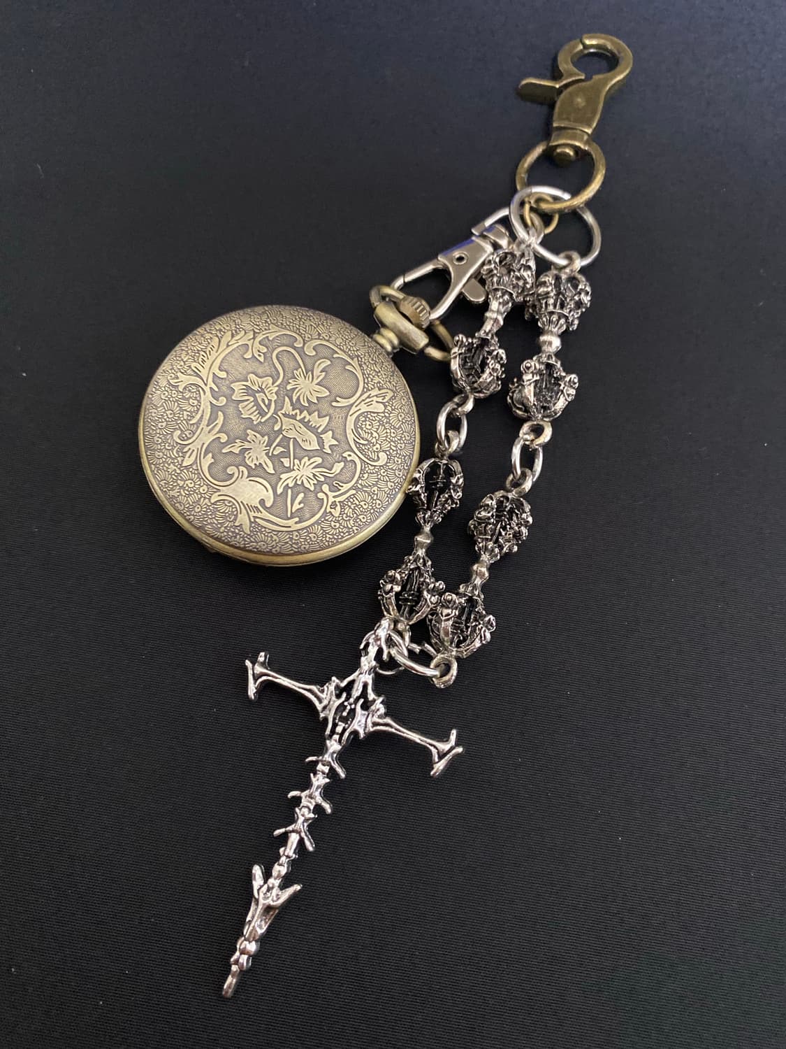 빈티지 고스트 포캣워치 키링 상품이미지2