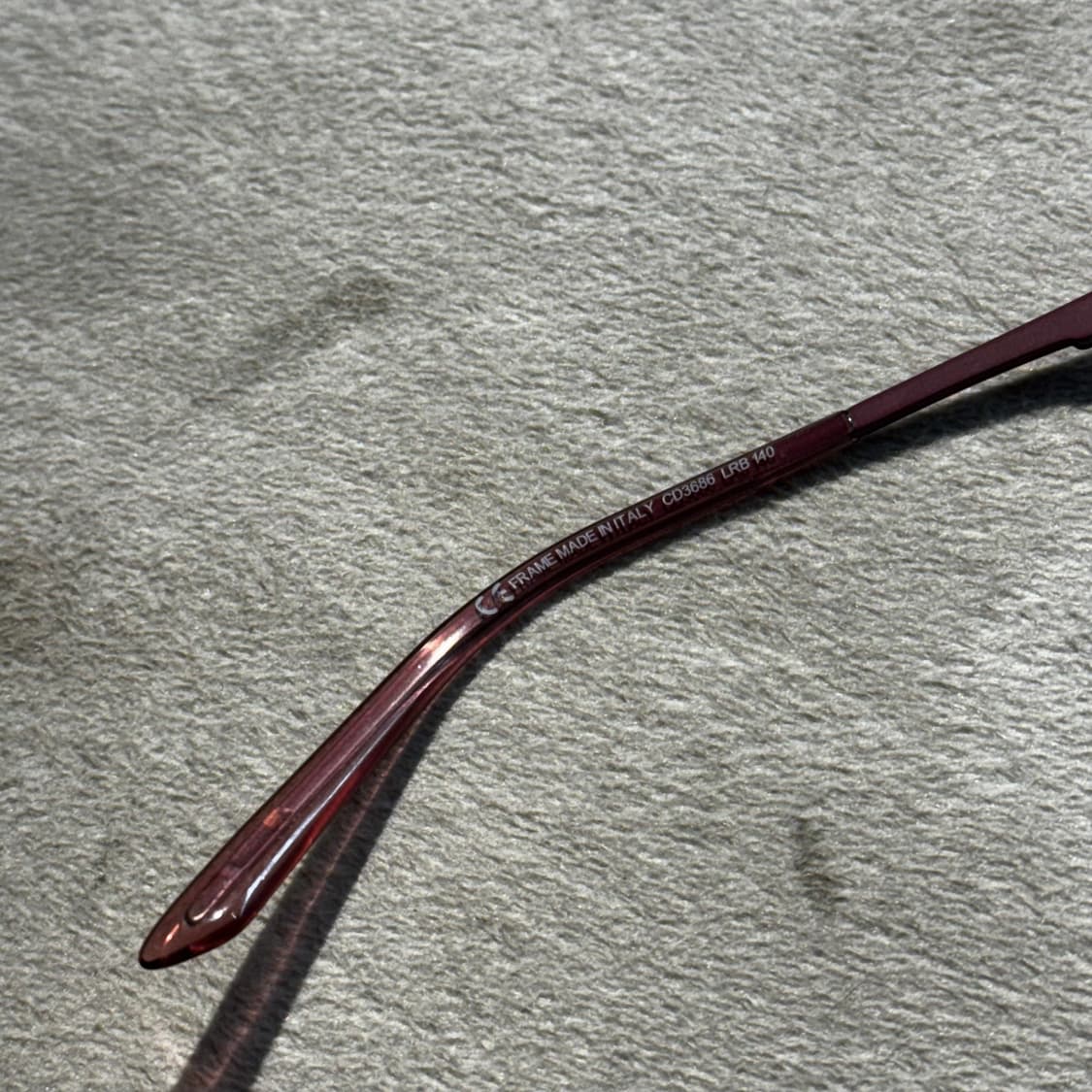 Dior 디올 무테 안경 크리스탈 (OS) 긱시크 y2k 상품이미지9