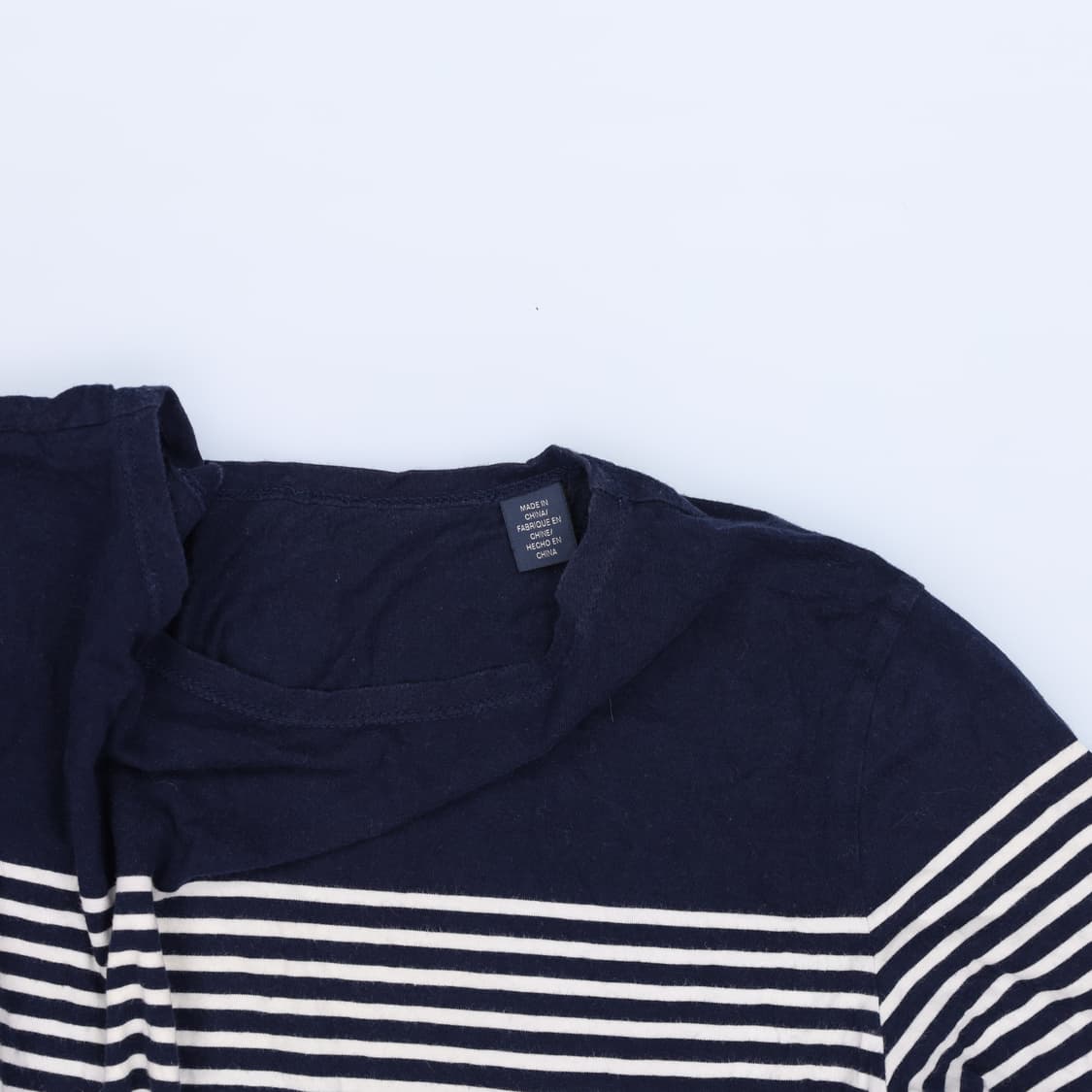 실측 타미힐피거 남성 스트라이프 긴팔티 0326J 상품이미지2