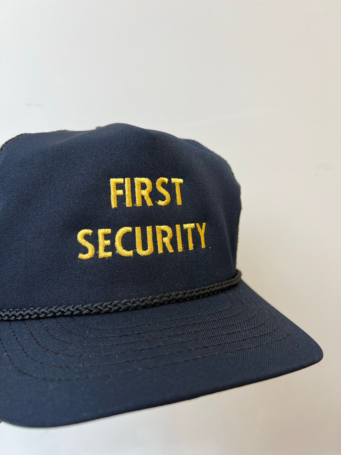 90's First Security Trucker Cap 상품이미지2