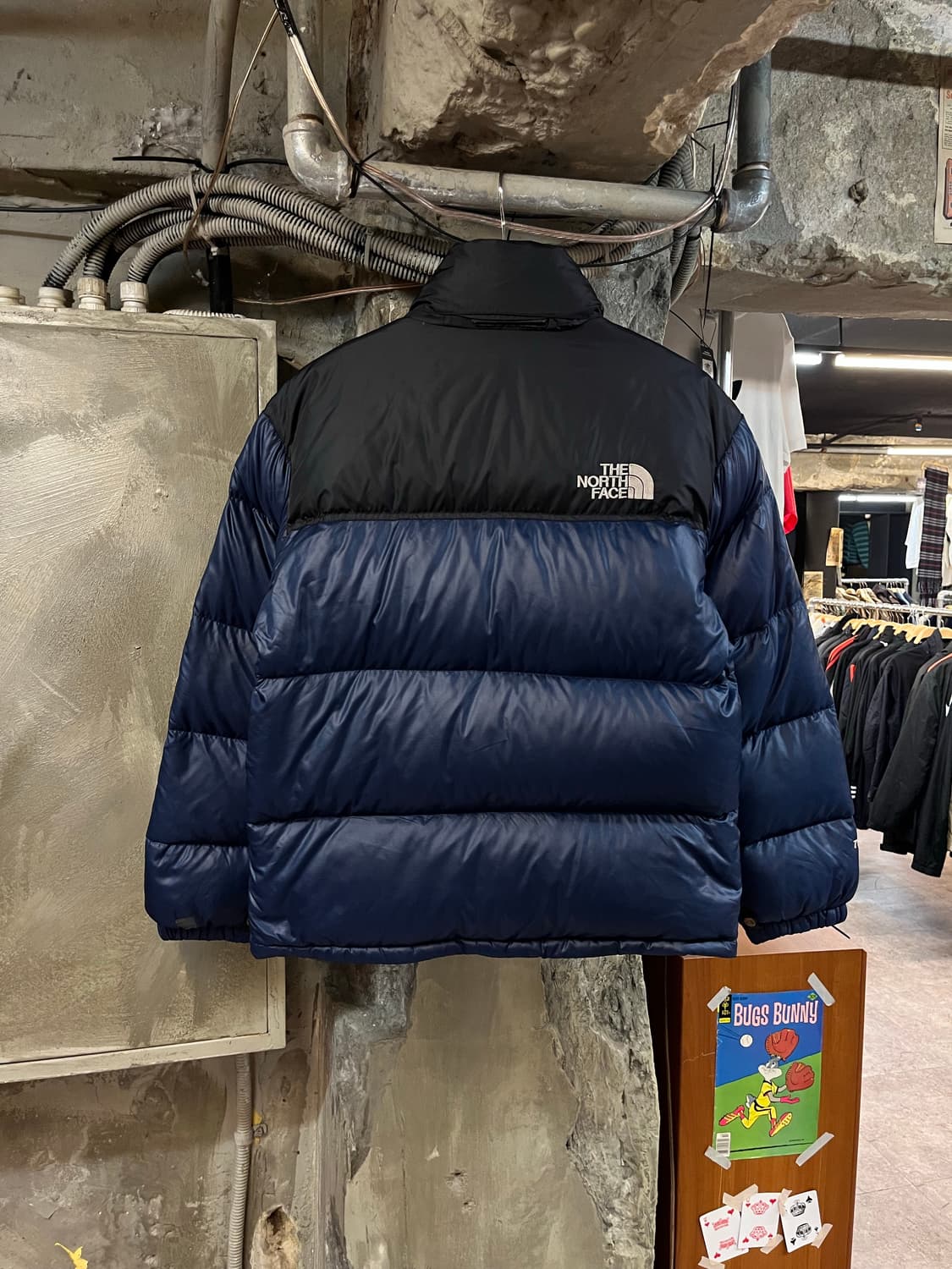 노스페이스 눕시 700 패딩 네이비 S #csz1948 상품이미지2