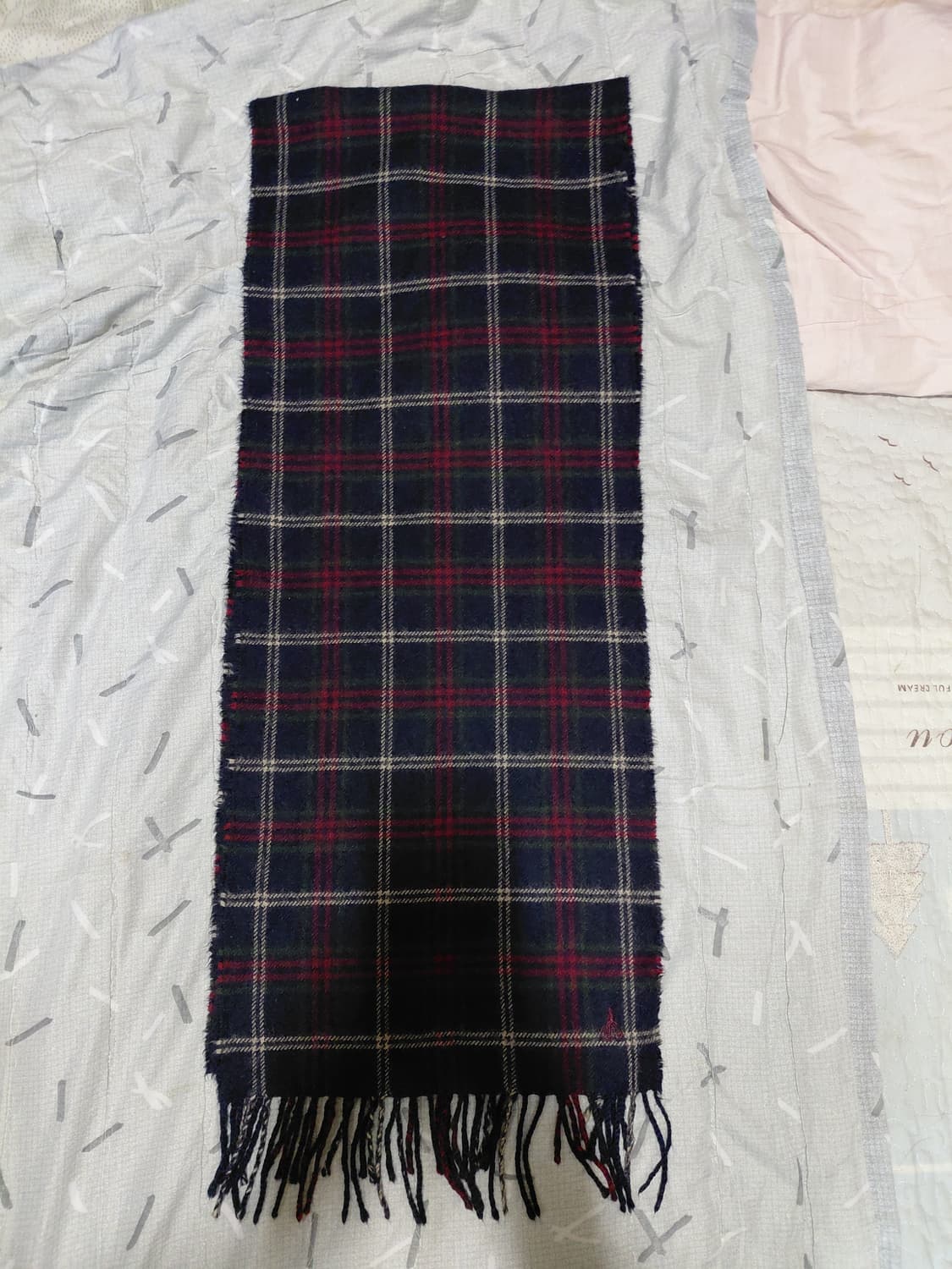 [빈폴]알파카100 체크 머플러  상품이미지4