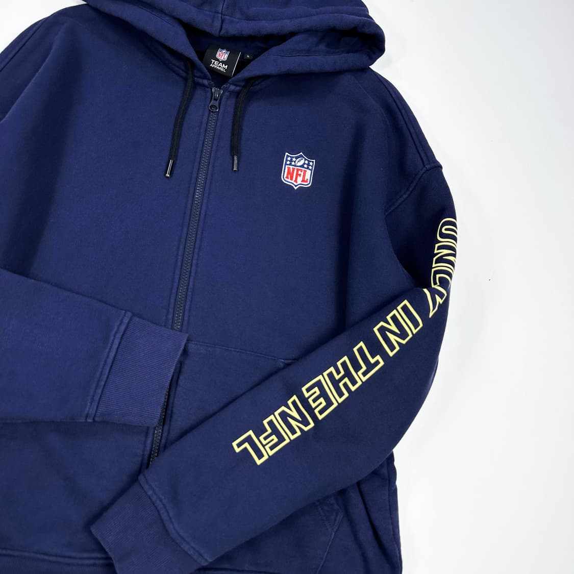 NFL 패치 로고 사이드라인 네이비 후드집업 (L) 상품이미지3