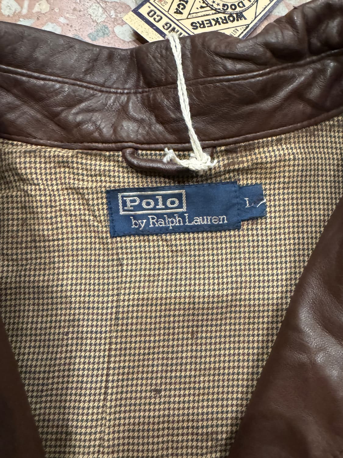 폴로 랄프로렌 맥스웰 레더 자켓 (L) 상품이미지7