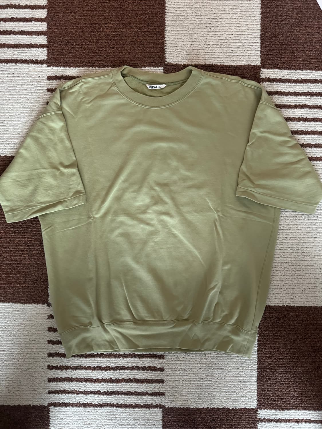 오라리 auralee 슈퍼 하이 게이지 냅드 스웨트 티셔츠 상품이미지4