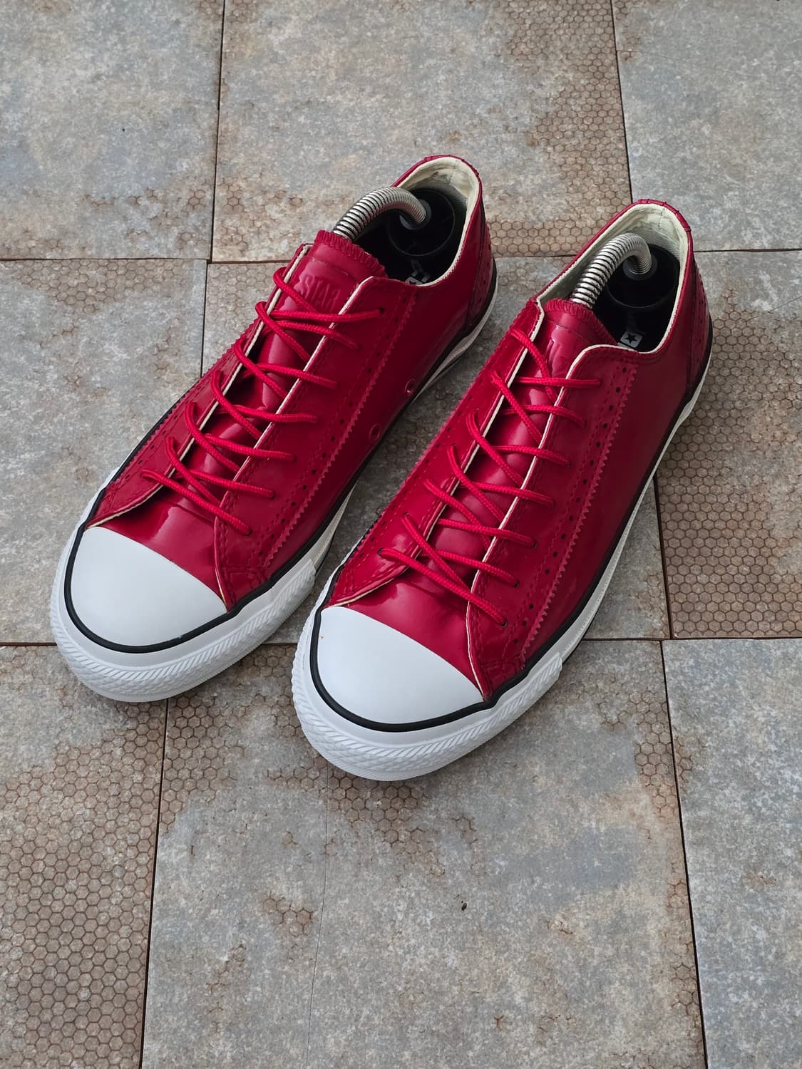 (245)컨버스 빈티지 올스타 시크 ox 레드 로우  상품이미지1