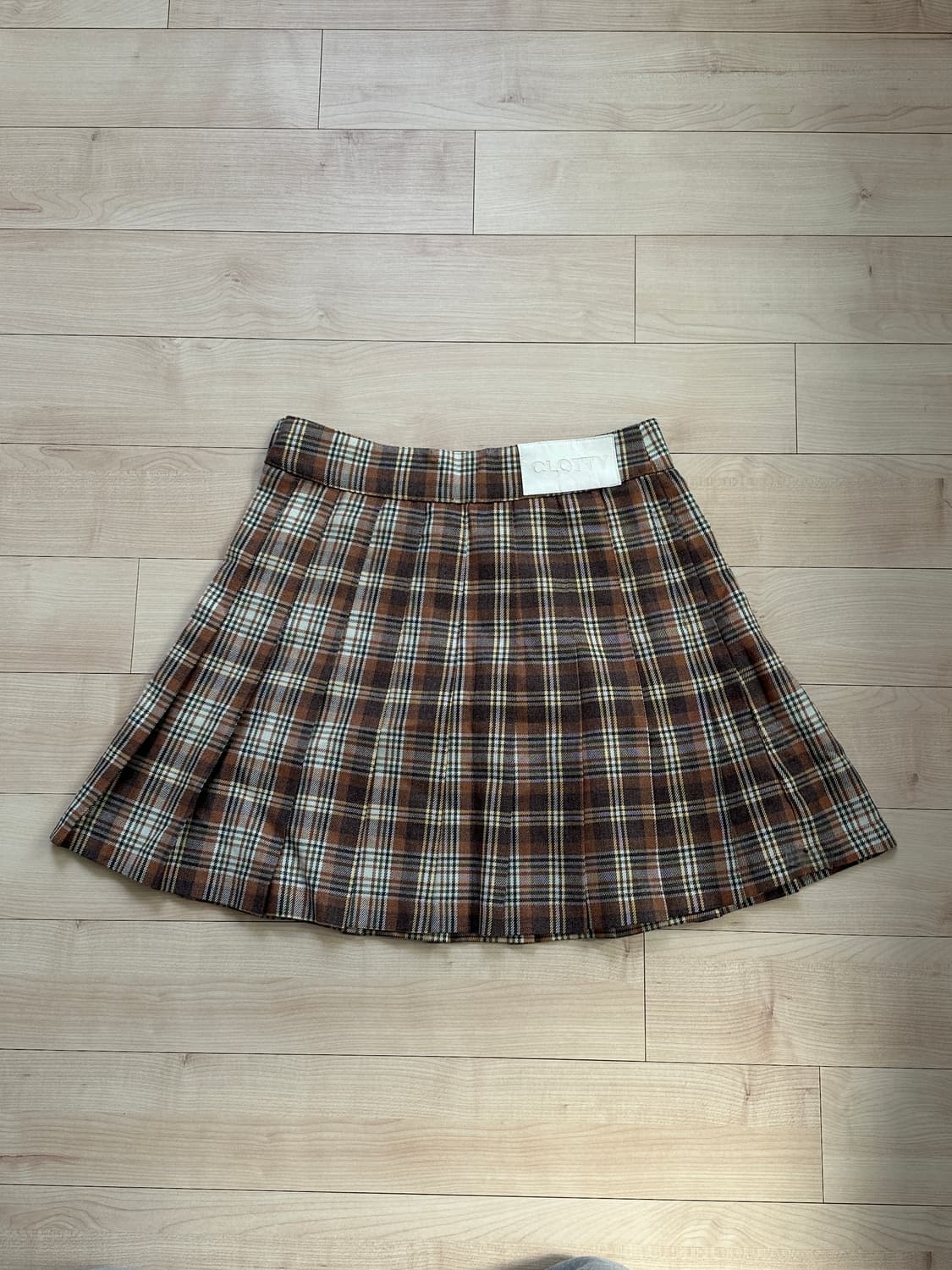 클로티 체크 테니스 미니 스커트 s사이즈 상품이미지4