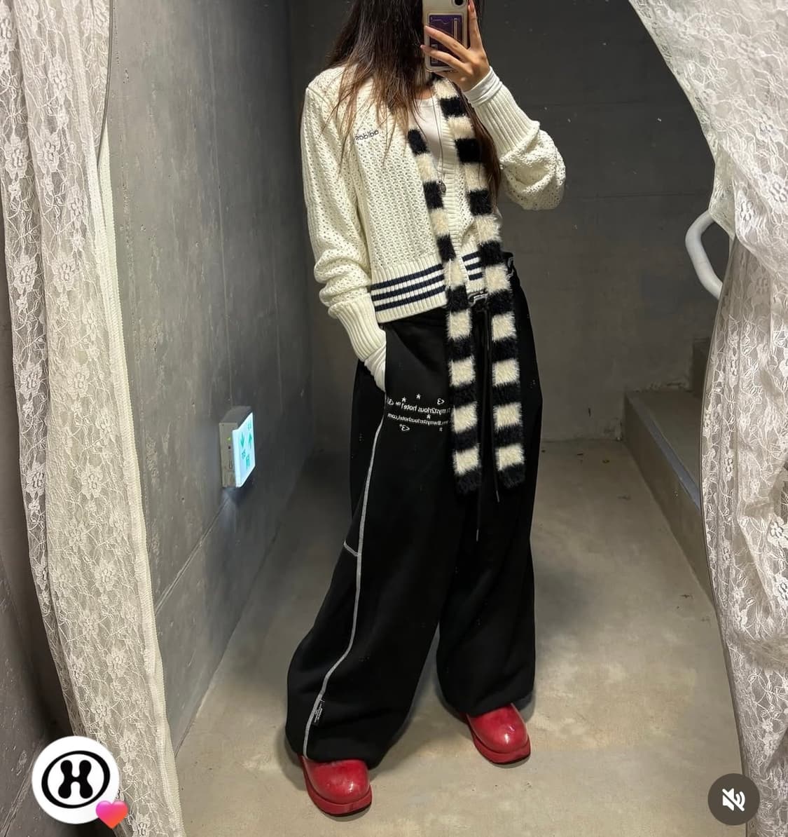 더미스테리어스호텔 레터링 팬츠 상품이미지5