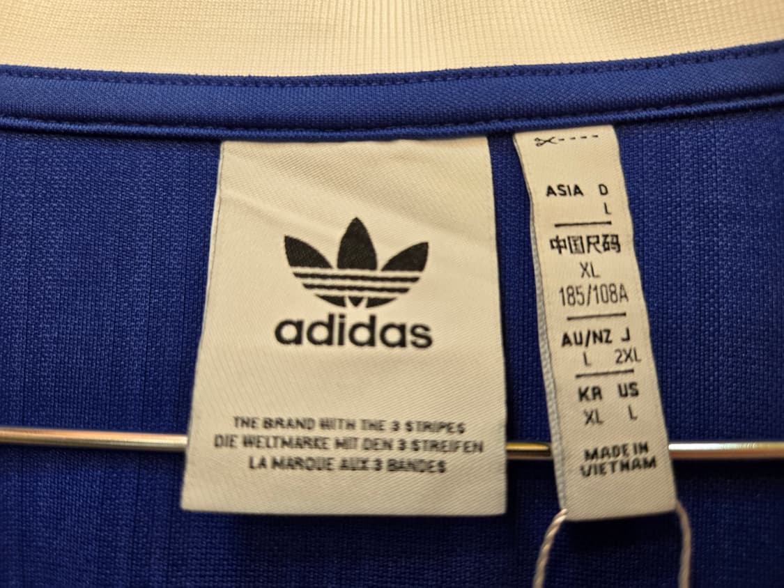 아디다스 삼선 블루 긴팔 티셔츠 상품이미지4