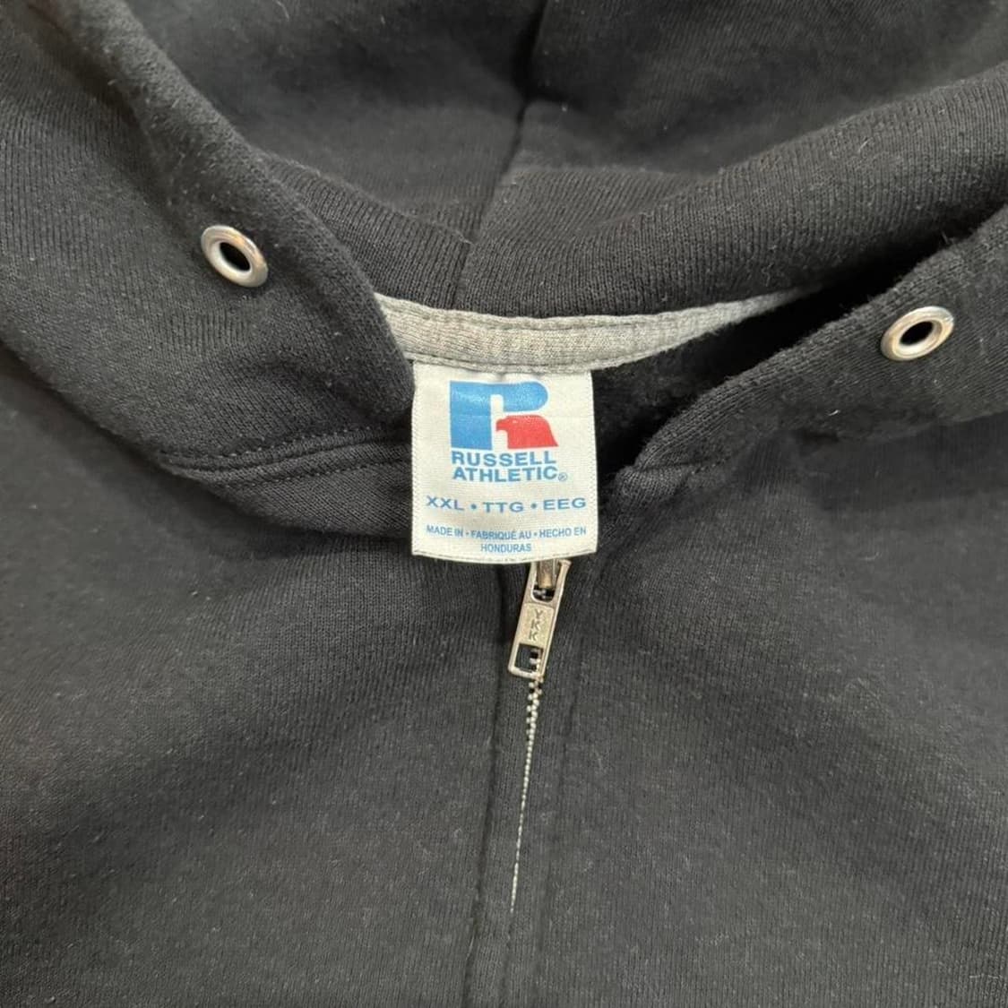 00s 러셀 애슬레틱 후드집업 블랙 상품이미지3
