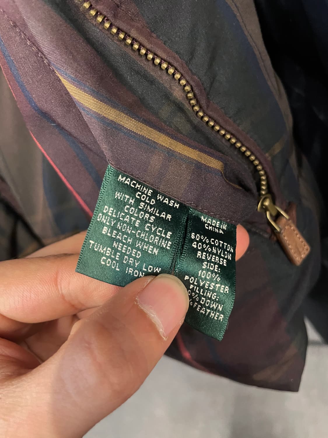 폴로 랄프로렌 체크 리버시블 다운 베스트 조끼 패딩 N53 상품이미지7