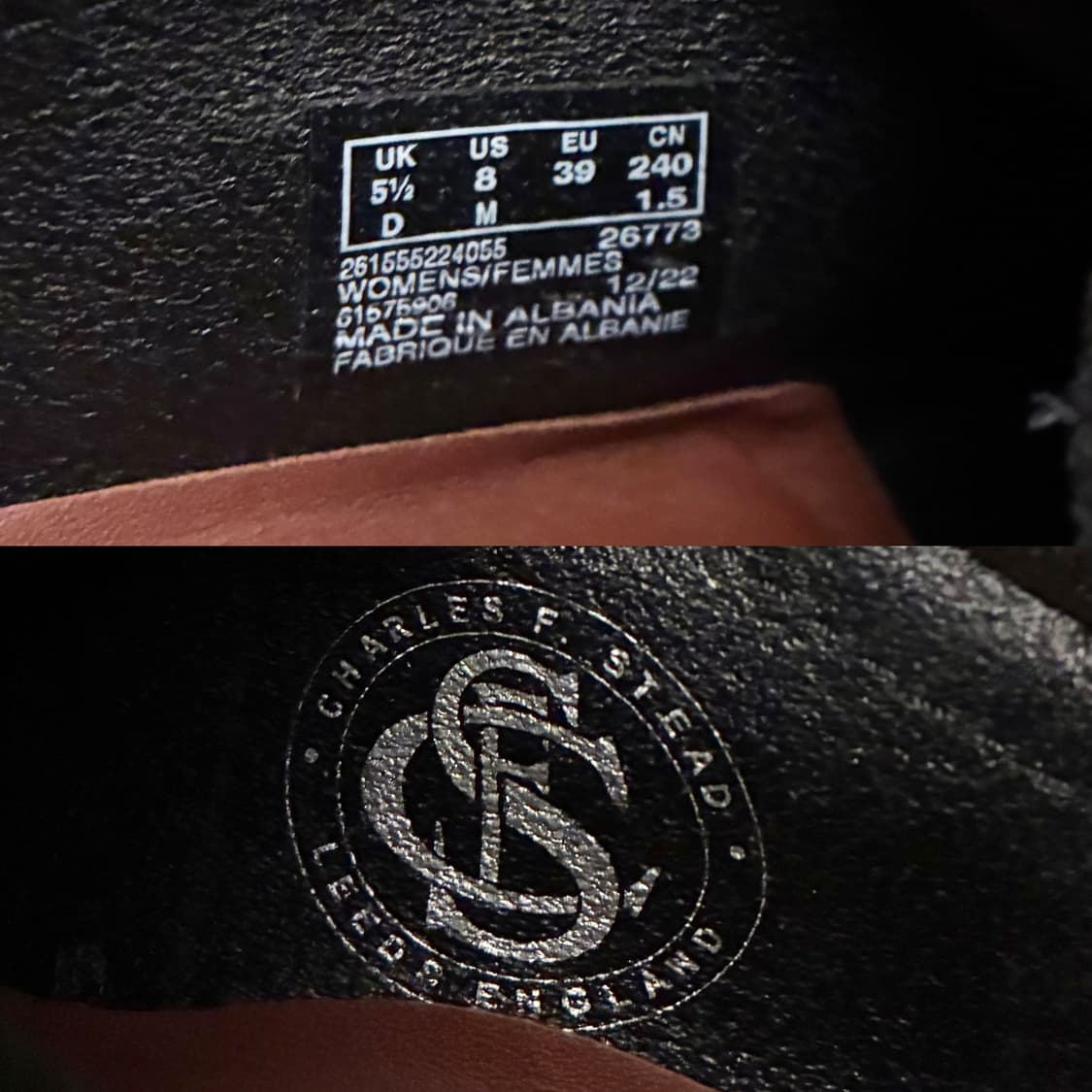 (240)클락스X찰스스테드 스웨이드 블랙 왈라비 로퍼  상품이미지9