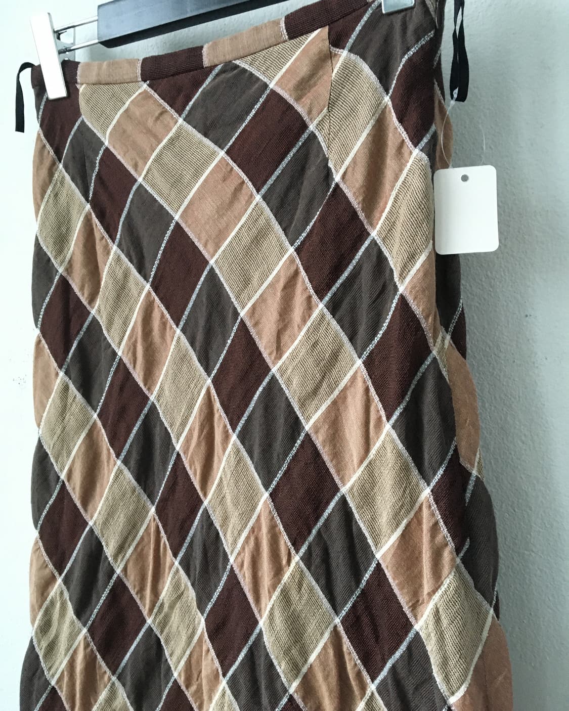 Check pattern long skirt/ 상품이미지2